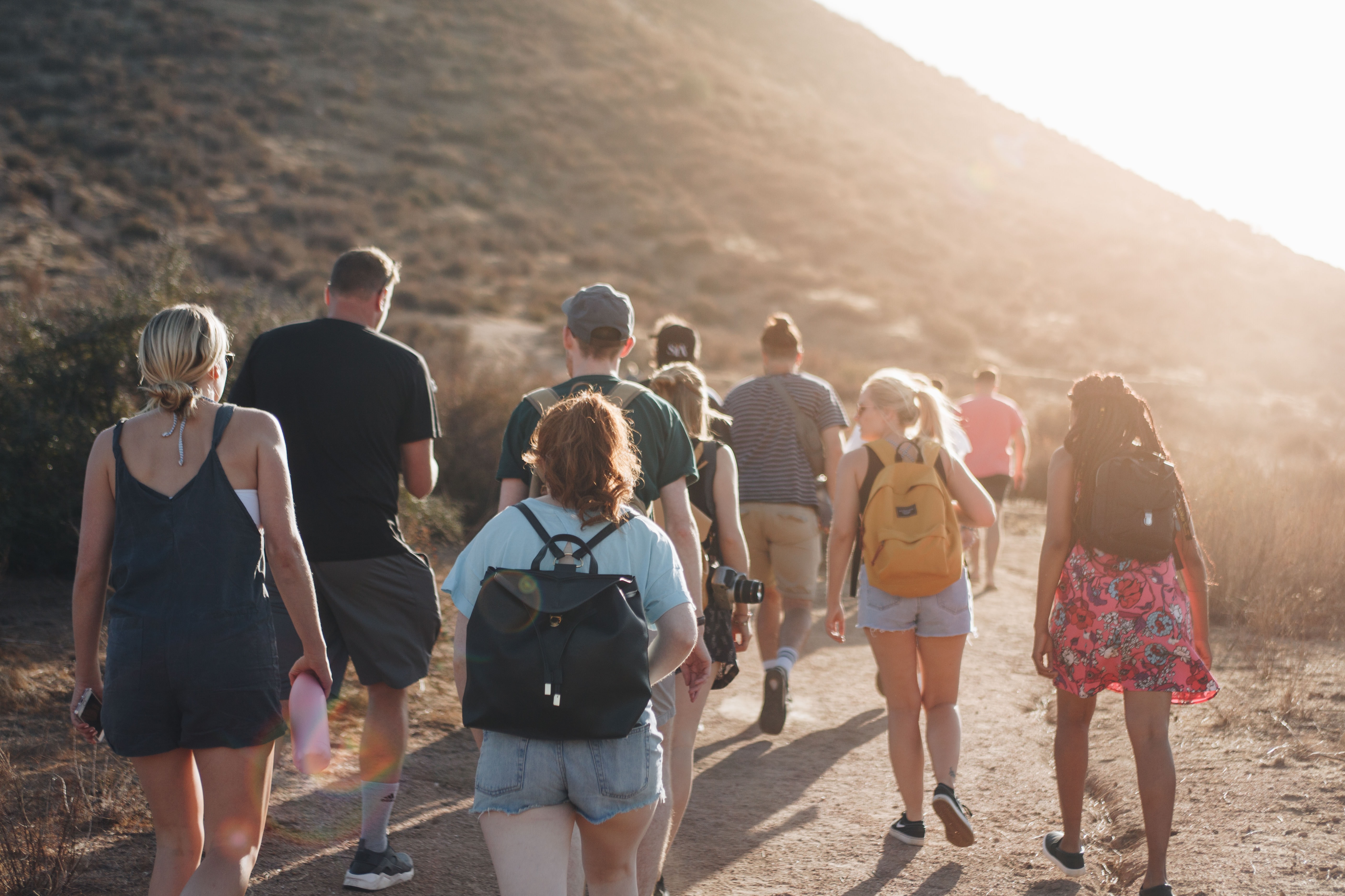 Image of people hiking