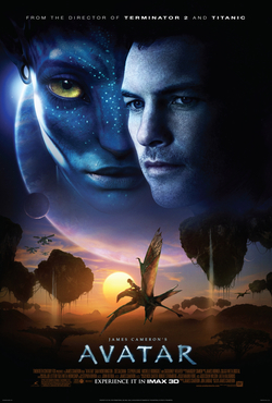 movie poster for the film, “Avatar”